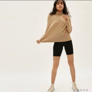 Everlane Cashmere Square Mock Neck Sweater